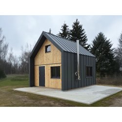 Holzhaus Wierzba Modern 5x5m 25m2