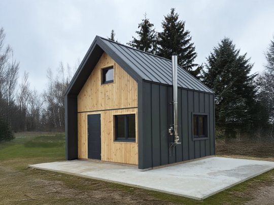 Holzhaus Wierzba Modern 5x5m 25m2
