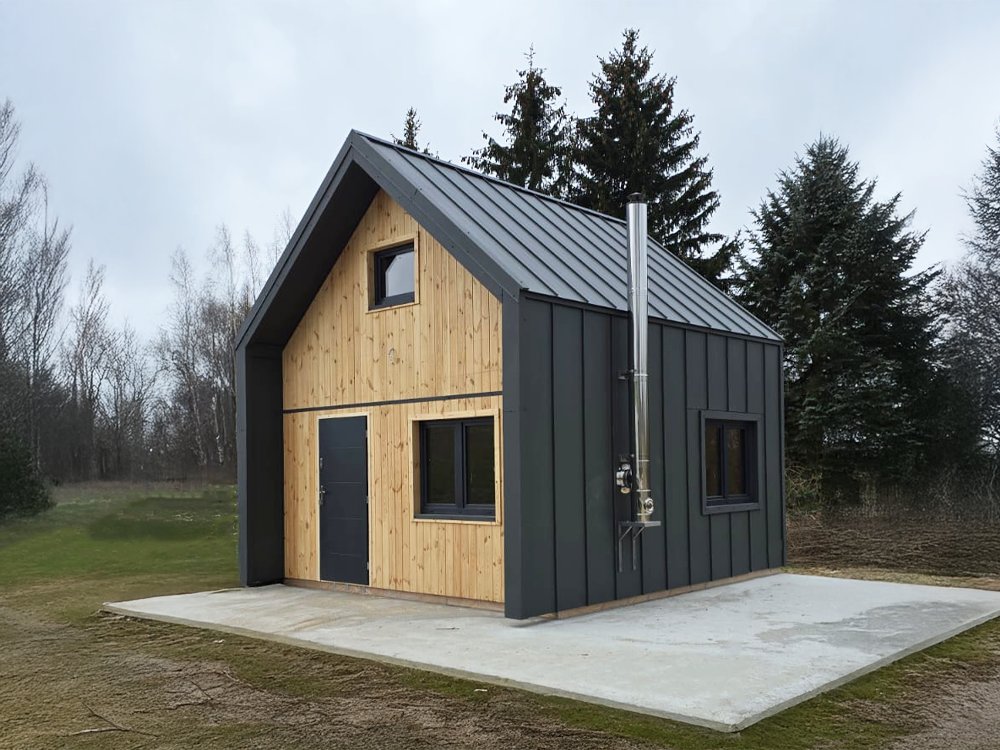 Holzhaus Wierzba Modern 5x5m 25m2
