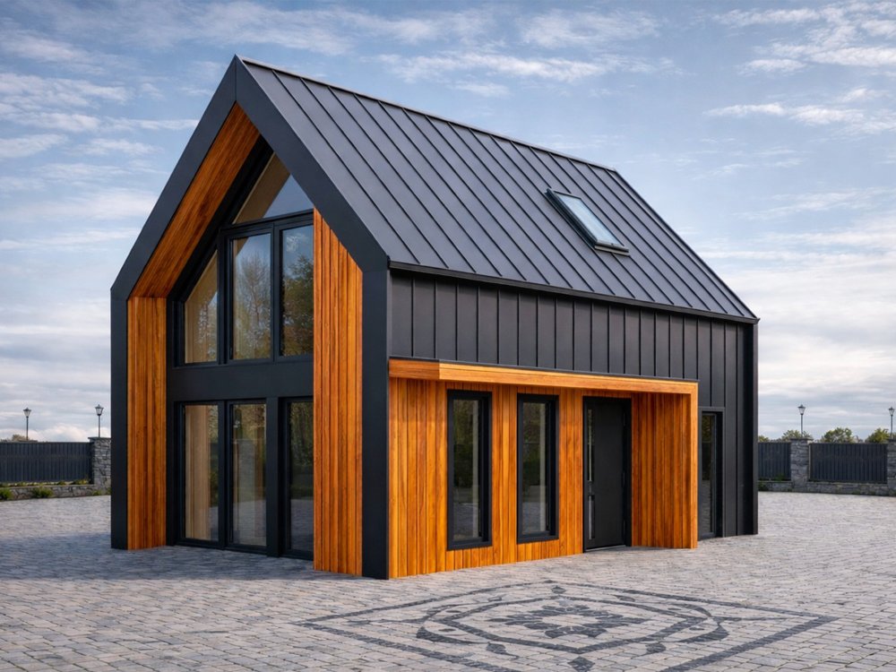 Moderne Scheune B3 7,5 x 4,5 m