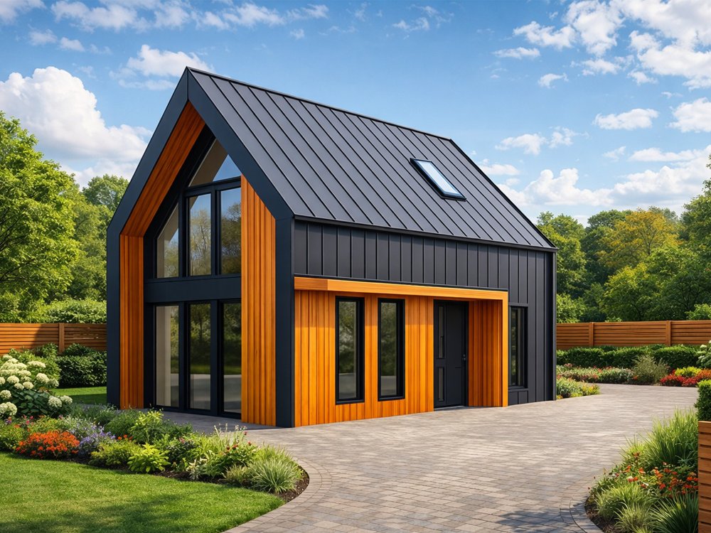 Moderne Scheune B3 7,5 x 4,5 m