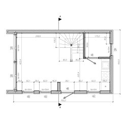 Moderne Scheune B3 7,5 x 4,5 m