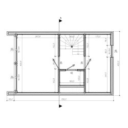 Moderne Scheune B3 7,5 x 4,5 m
