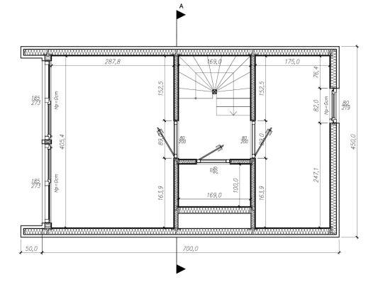 Moderne Scheune B3 7,5 x 4,5 m