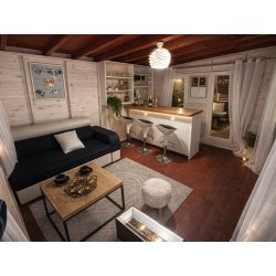 Toolshed N13 4x3m + terrace 4x1.5m