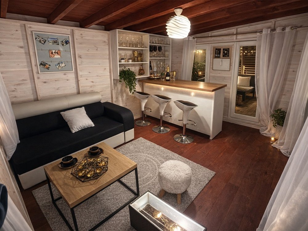 Werkzeughaus N13 4x3m + Terrasse 4x1,5m