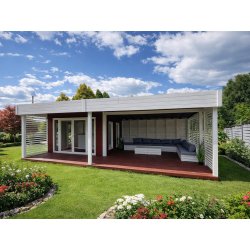 Toolshed N13 4x3m + terrace 4x1.5m