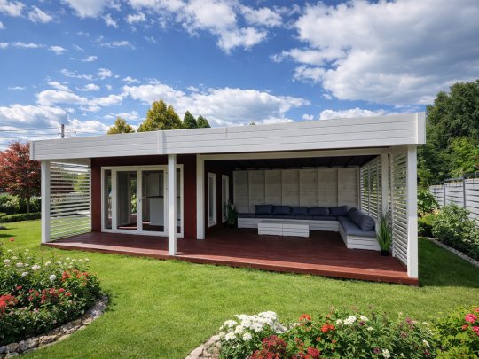 Werkzeughaus N13 4x3m + Terrasse 4x1,5m