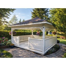 Rectangular gazebo P9 3 x 3 m 9 m2