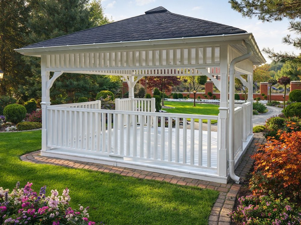 Rectangular gazebo P9 4 x 3 m 12 m2