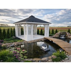 Rectangular gazebo P10 3 x 3 m 9 m2