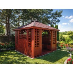 Rechteckiger Pavillon P11 3 x 3 m 9m2