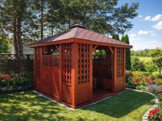 Rectangular gazebo P11 3 x 3 m 9m2