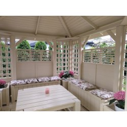 Rectangular gazebo P11 4 x 4 m 16 m2