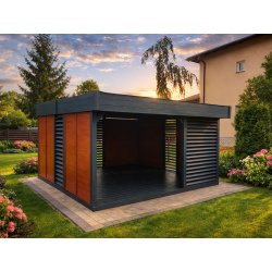 Rectangular gazebo P13 4 x 4 m 16m2