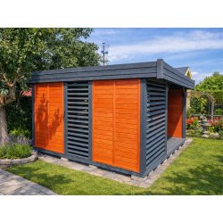 Rectangular gazebo P13 4 x 4 m 16m2