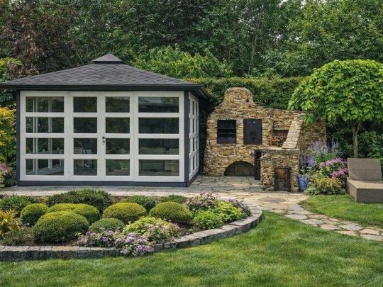 P14 rechteckiger Pavillon 4 x 4 m 16 m2