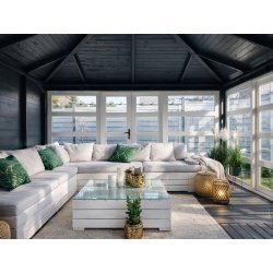 P14 rechteckiger Pavillon 4 x 5 m 20 m2