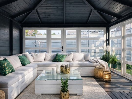 P14 rectangular gazebo 4 x 5 m 20 m2