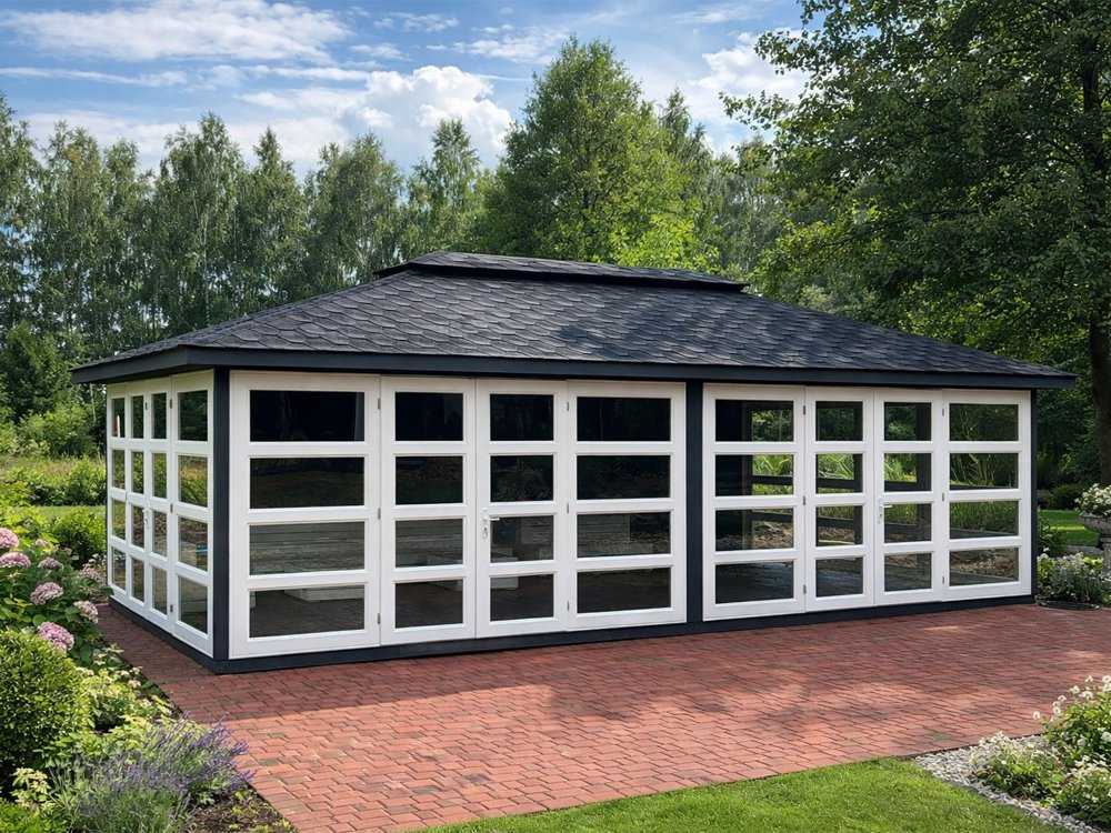 Gazebo P14 rectangular 8 x 4 m 32m2