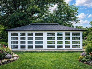 P14 rechteckiger Pavillon 8 x 4 m 32 m2