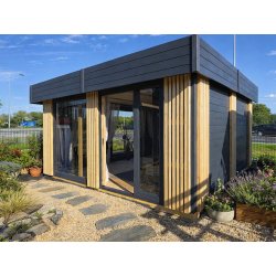 Rechteckiger Pavillon P18, verglast, 4x3 m, 12 m²