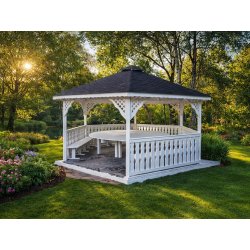 Sechseckiger Pavillon S2 ∅ 3,9m 12m2