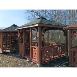 Altana prostokątna P4 3x3m z ekspozycji Kowale 21