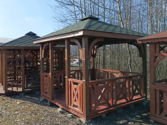 Altana prostokątna P4 3x3m z ekspozycji Kowale 21