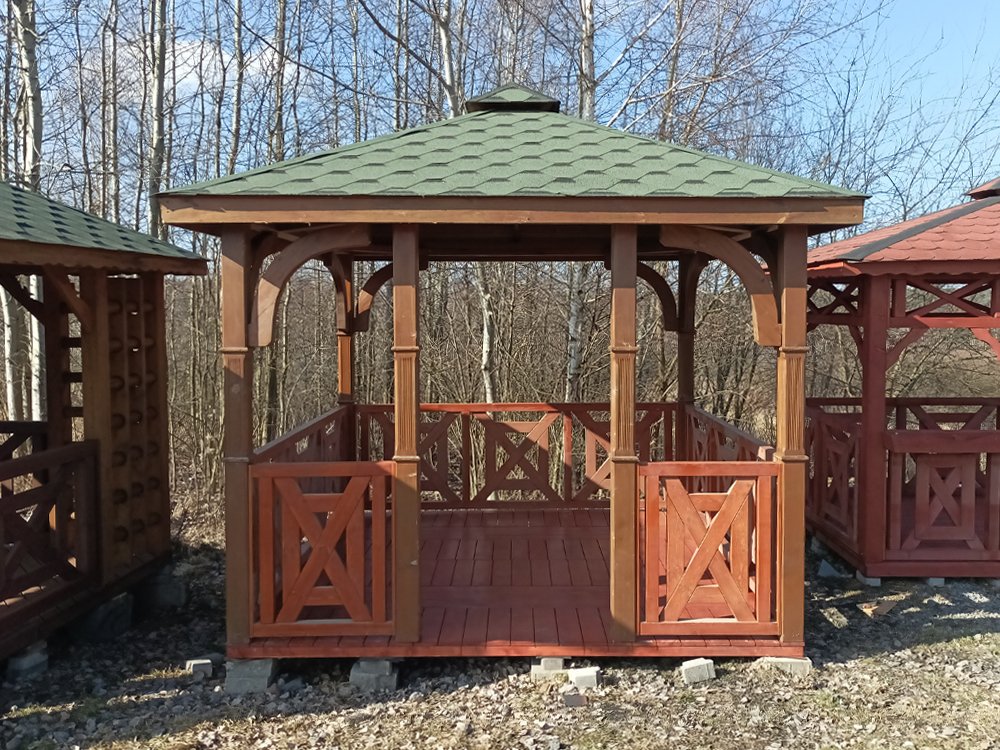 Altana prostokątna P4 3x3m z ekspozycji Kowale 21