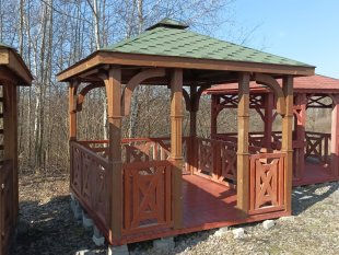 Altana prostokątna P4 3x3m z ekspozycji Kowale 21