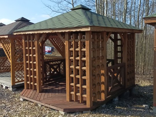 Altana prostokątna Staropolska 3x3m z ekspozycji Kowale 21