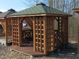 Altana prostokątna Staropolska 3x3m z ekspozycji Kowale 21