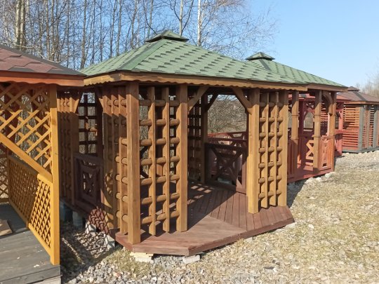 Altana prostokątna Staropolska 3x3m z ekspozycji Kowale 21