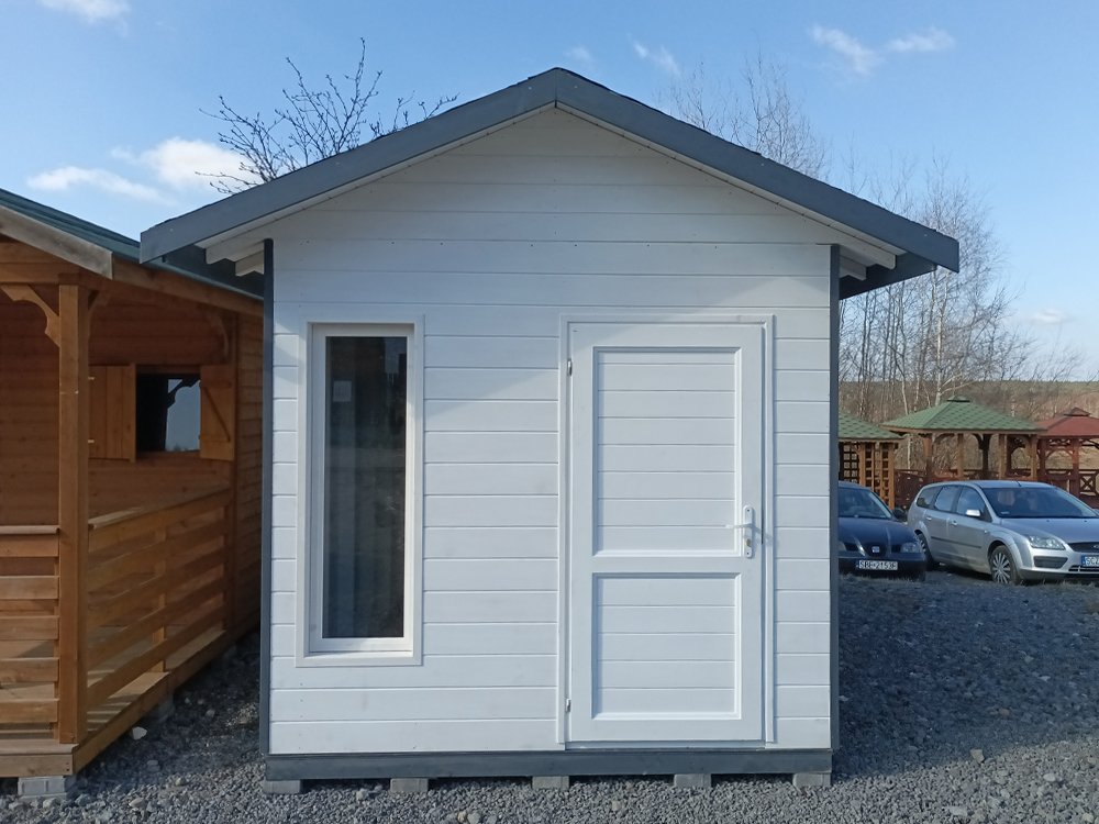 Domek narzędziowy N5 2,5x4,5m z ekspozycji Kowale 21