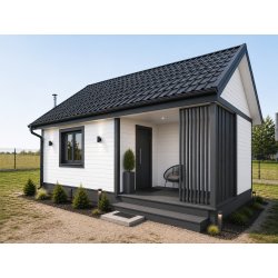 Dom drewniany Kasztanowiec 5x7m 35m2