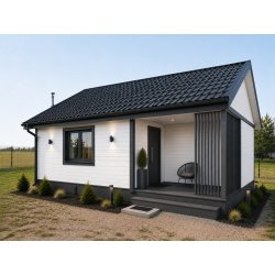 Holzhaus Kastanie B 6x7m 42m2