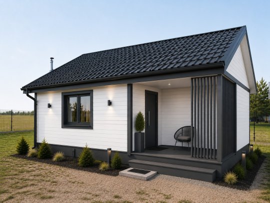 Dom drewniany Kasztanowiec B 6x7m 42m2