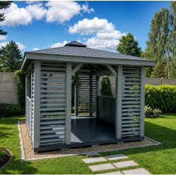 Rechteckiger Pavillon P10a 4 x 3 m 12 m2