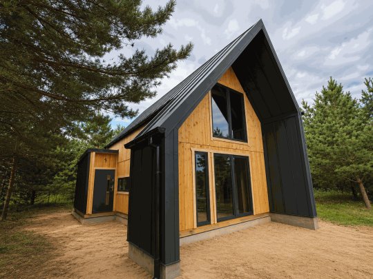 Akazien-Sommerhaus 5,8 x 8,4 m 45,89 m²