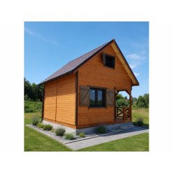 Dom drewniany Wierzba 5x5m 25m2