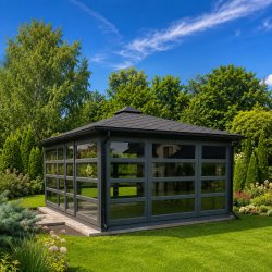 P14 rechteckiger Pavillon 4 x 5 m 20 m2