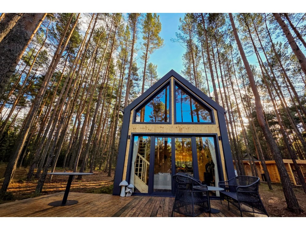 Dom drewniany Nowoczesna Stodoła B1 7,74 x 4,5m