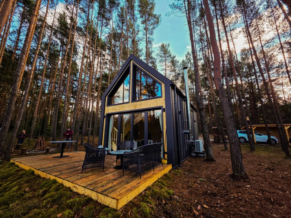 Dom drewniany Nowoczesna Stodoła B1 7,74 x 4,5m