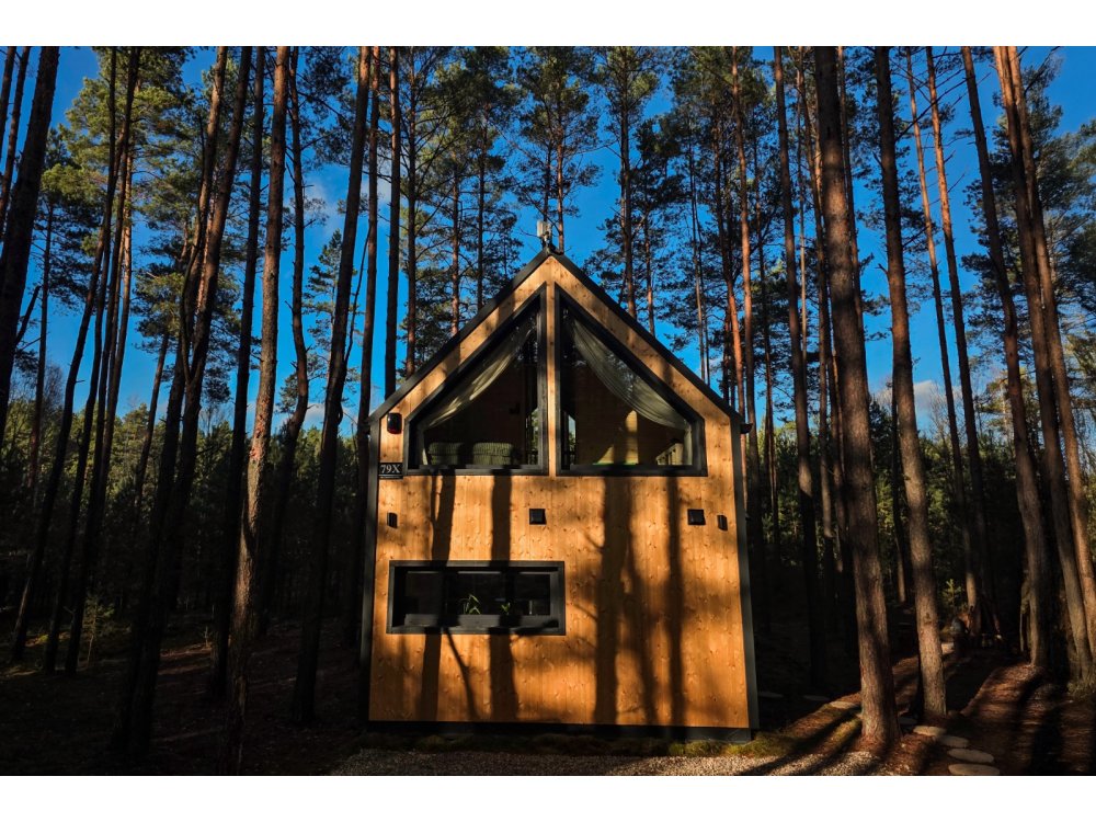 Dom drewniany Nowoczesna Stodoła B1 7,74 x 4,5m