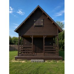 copy of Holzhaus Morawa C 5x7m + 2m Terrasse 35m2