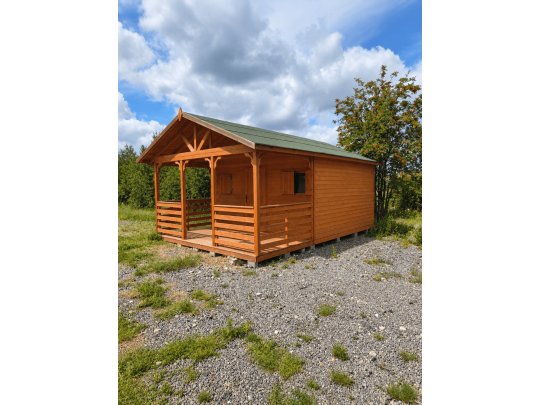 Domek Narzędziowy N5 4x4m + taras 4x2m z ekspozycji Kowale 21