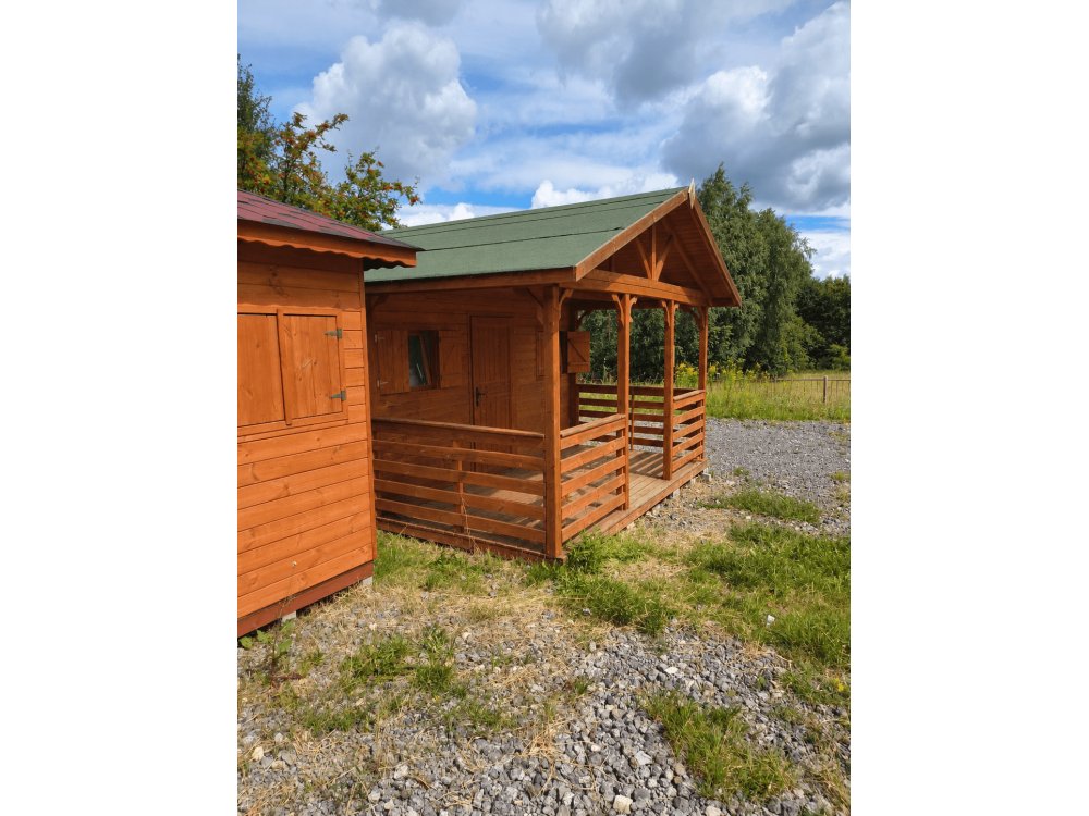 Domek Narzędziowy N5 4x4m + taras 4x2m z ekspozycji Kowale 21