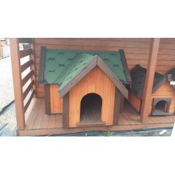 Big doghouse with porch