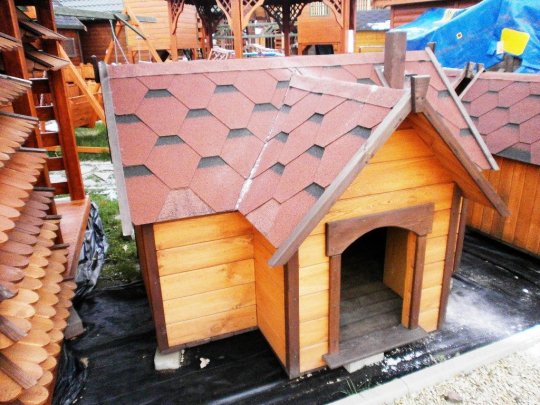 Big doghouse with porch